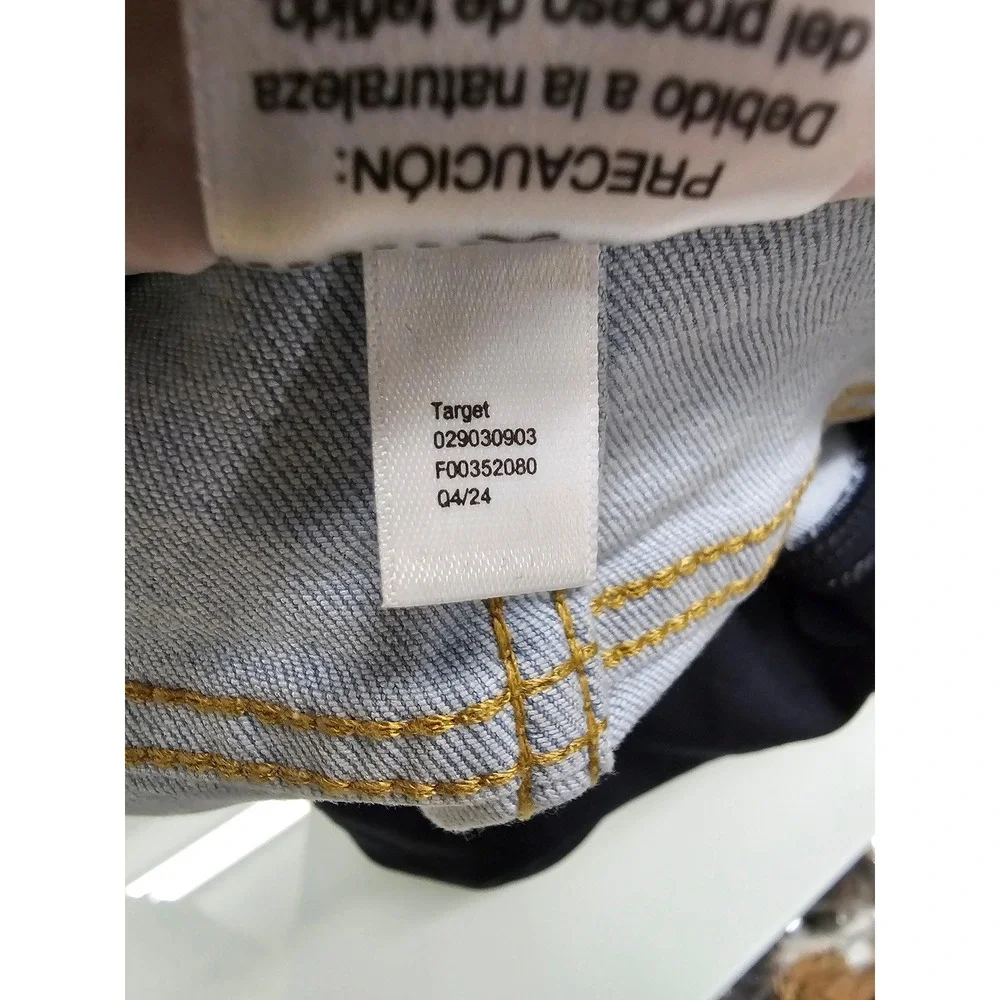 Isabel Maternity Womens Skinny Jeans Light Blue Cotton Blend Casual Size 16